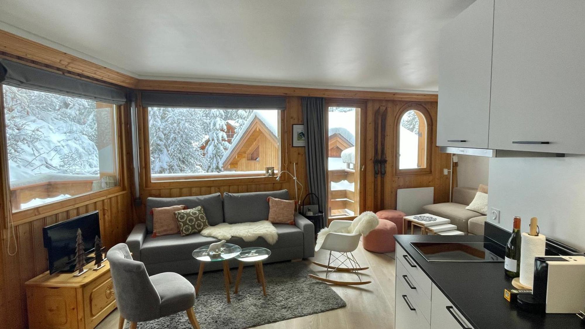 Meribel Centre La Chaudanne, Real Ski In And Out, 3 Bedrooms 2 Bathrooms Newly Renovated, Chalet L'Eperviere 외부 사진