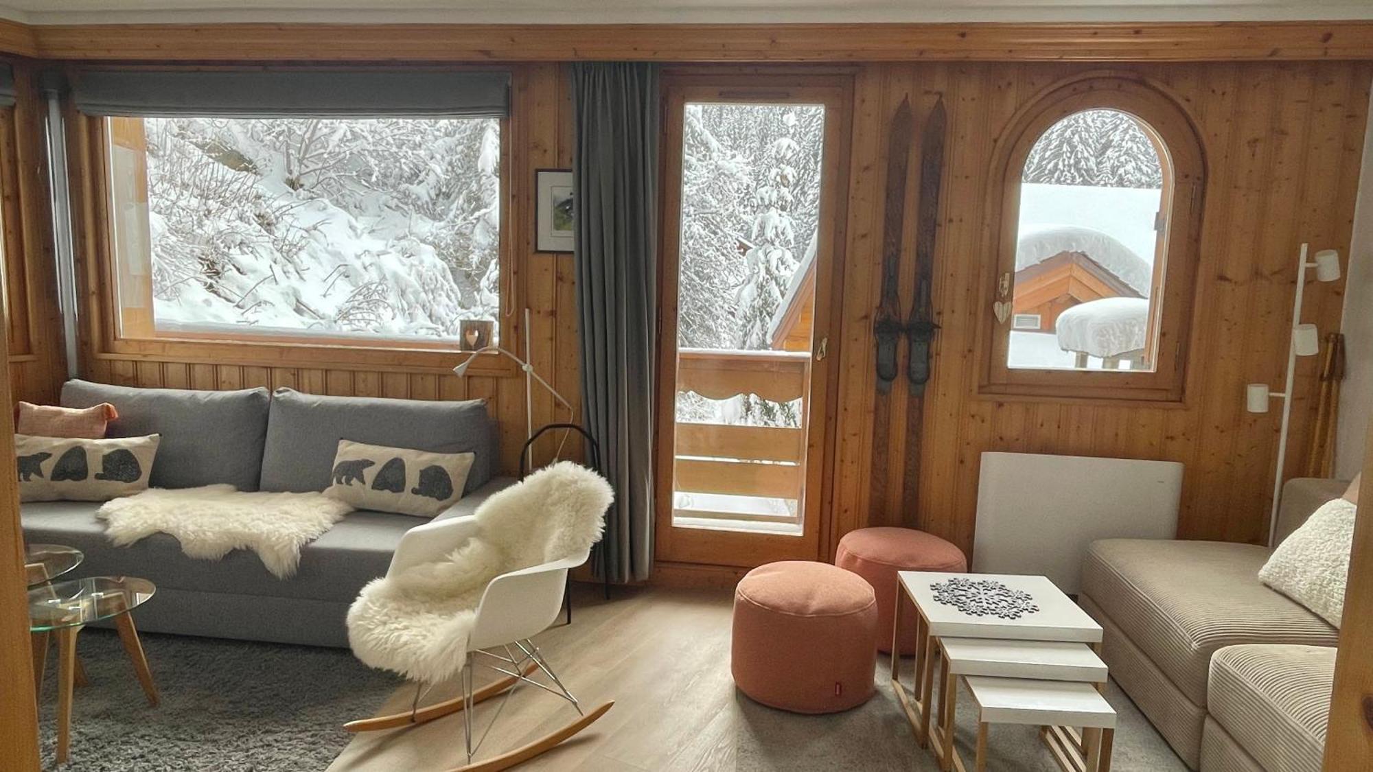 Meribel Centre La Chaudanne, Real Ski In And Out, 3 Bedrooms 2 Bathrooms Newly Renovated, Chalet L'Eperviere 외부 사진